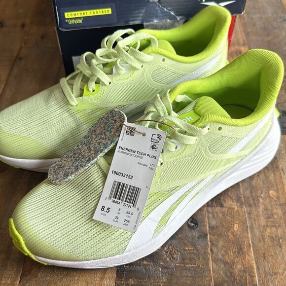 Reebok Energen Tech Plus 'Laser Lime size 8.5 - Picture 2 of 6